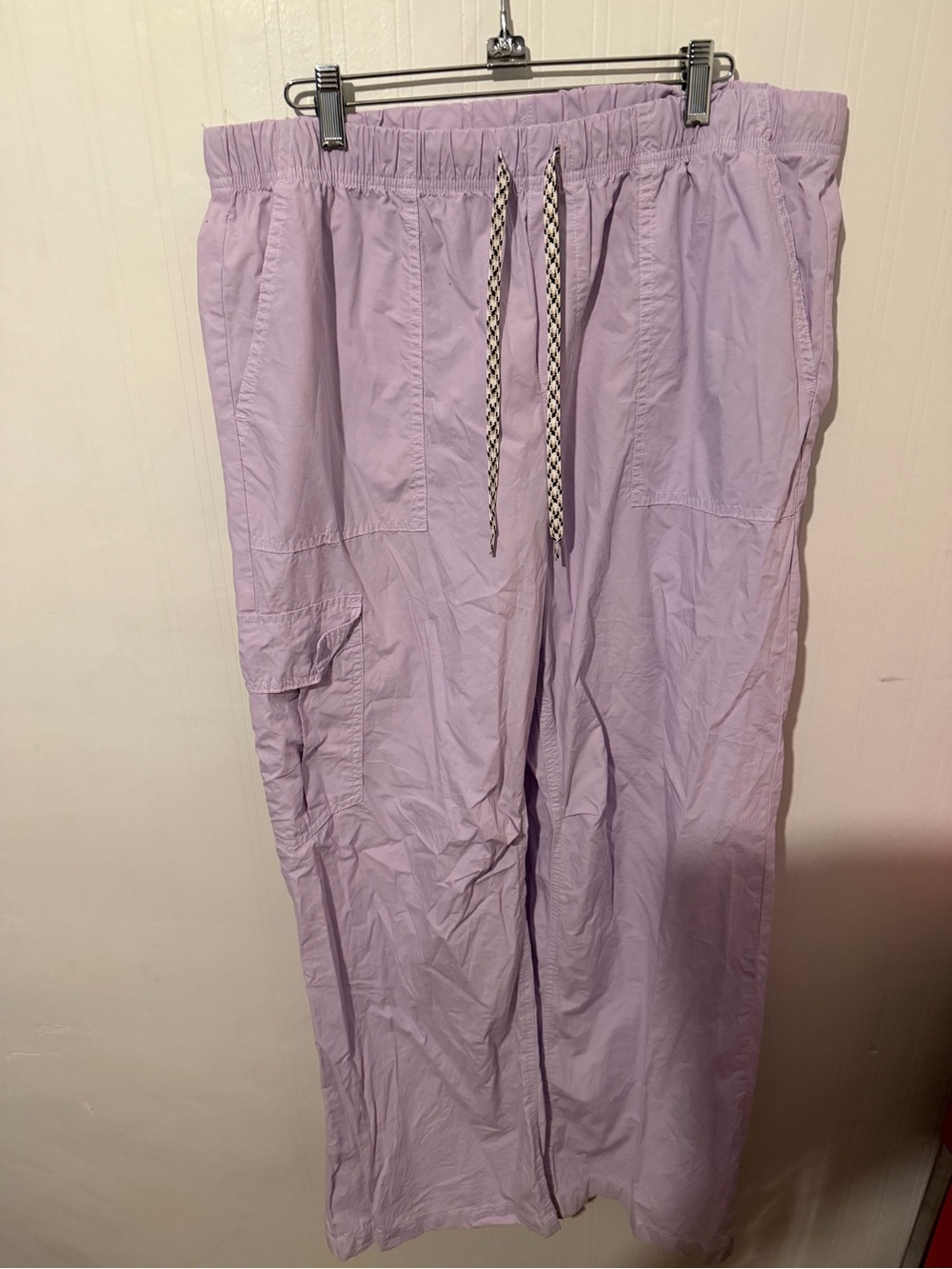 Aerie Lilac Drawstring Cargo Pants L